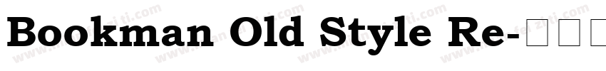 Bookman Old Style Re字体转换